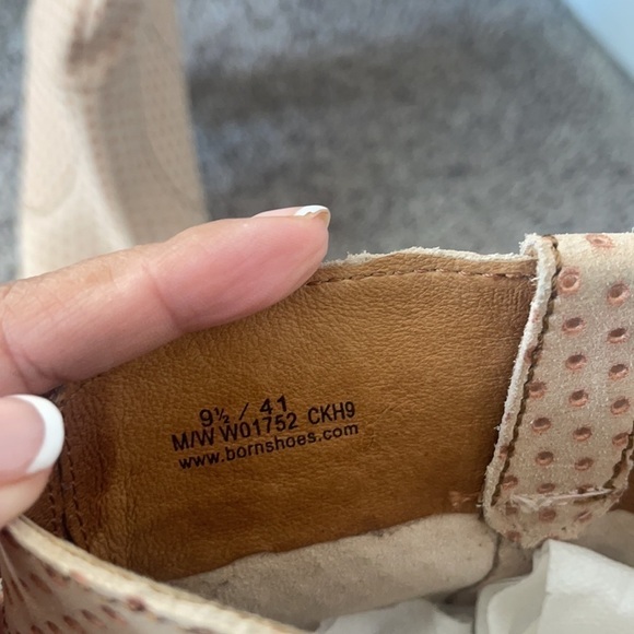 BORN Genevieve Suede Western Boots size 9 1/2 - Picture 14 of 15